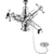 Burlington Claremont Basin Mixer with Plug & Chain Waste - Unbeatable Bathrooms