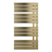 JTP Cleo Heated Towel Rail - Brushed Brass - Unbeatable Bathrooms