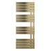 JTP Cleo Heated Towel Rail - Brushed Brass - Unbeatable Bathrooms