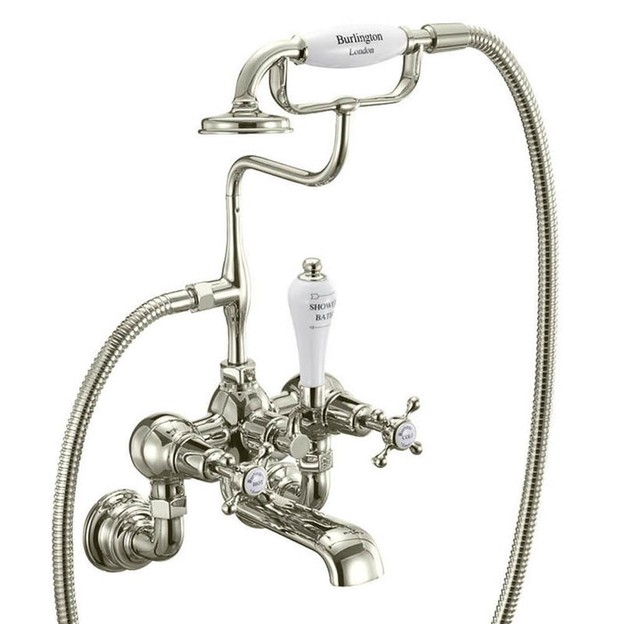 Burlington Claremont Regent Bath Shower Mixer Wall Mounted - Unbeatable Bathrooms