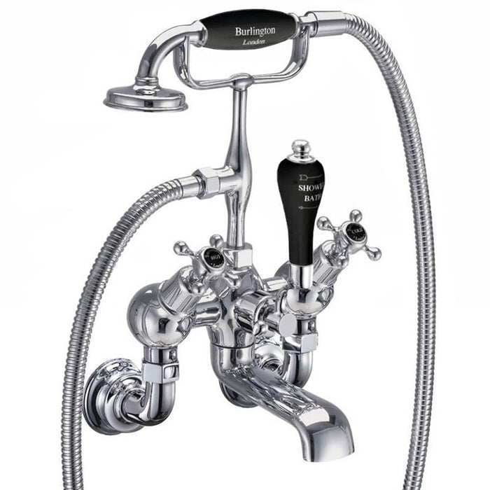 Burlington Claremont Regent Angled Wall Mounted Bath Shower Mixer - Unbeatable Bathrooms