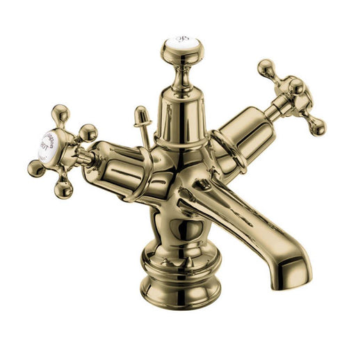 Burlington Claremont Regent Basin Mixer with Pop-up Waste - Unbeatable Bathrooms