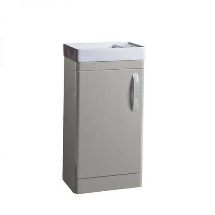 Tavistock Compass 450mm Cloakroom Vanity Unit - Floor Standing 1 Door Unit - Unbeatable Bathrooms