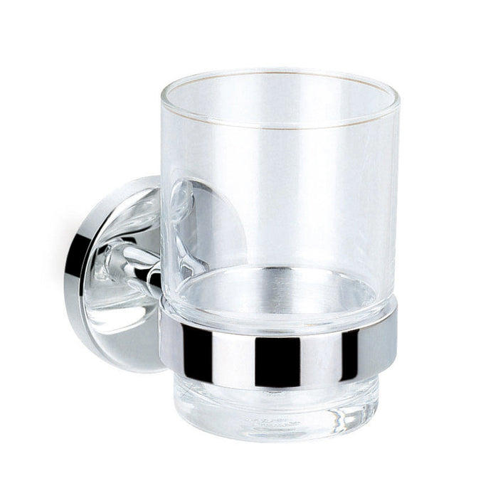 Flova Coco Single Tumbler Holder with Glass - Unbeatable Bathrooms