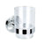 Flova Coco Single Tumbler Holder with Glass - Unbeatable Bathrooms