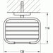 Flova Coco 134mm Wire Soap Dish - Unbeatable Bathrooms