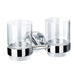 Flova Coco Double Tumbler Holder with Glasses - Unbeatable Bathrooms