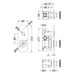 Hudson Reed Industrial Single Push Button Shower Valve - Unbeatable Bathrooms