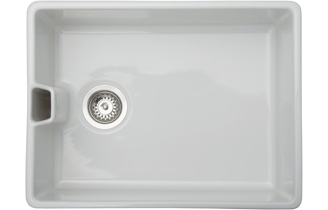 Prima 600mm 0TH Fire Clay Belfast Basin - Unbeatable Bathrooms