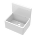 Nuie Fireclay Cleaner Sink - 515 x 535 x 393mm Inc Waste - Unbeatable Bathrooms