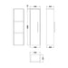 Hudson Reed Solar Wall Hung 35cm Tall Unit - Unbeatable Bathrooms