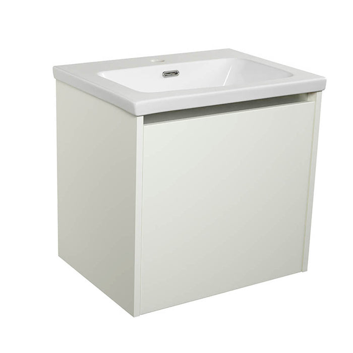 JTP City Wall Mounted Vanity Unit With Internal Draw & Bottom Sensor Light - Unbeatable Bathrooms