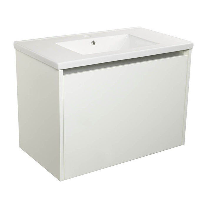 JTP City Wall Mounted Vanity Unit With Internal Draw & Bottom Sensor Light - Unbeatable Bathrooms