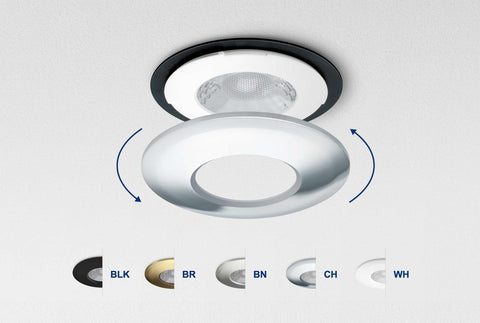 JCC V50 | Fire-rated LED downlight Chrome - Unbeatable Bathrooms