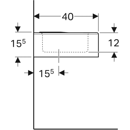Geberit Bambini 600mm Childrens Wall Hung Basin - 1TH - Unbeatable Bathrooms