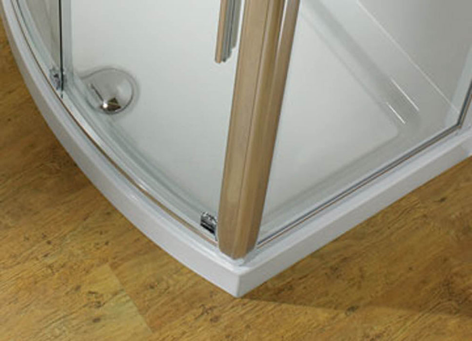 Kudos Concept Bowed Front Shower Tray - Unbeatable Bathrooms