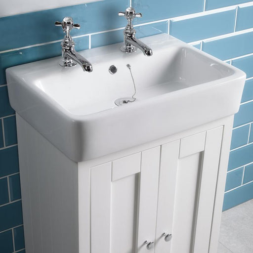 Tavistock Lansdown 570mm 2TH Basin - Unbeatable Bathrooms
