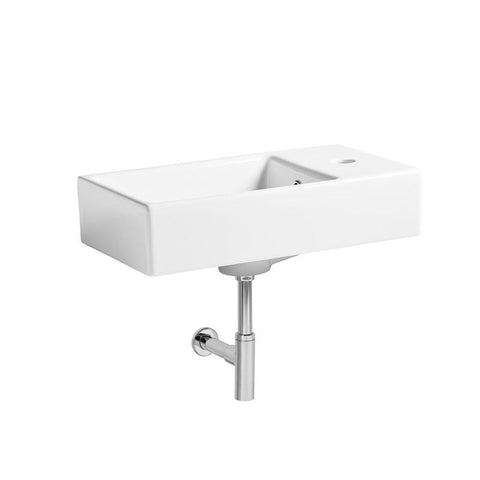 Tavistock Dimension 460mm 1TH Wall Hung Basin - Unbeatable Bathrooms