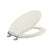 Tavistock Vitoria Wooden Soft Close Toilet Seat - Linen White - Unbeatable Bathrooms