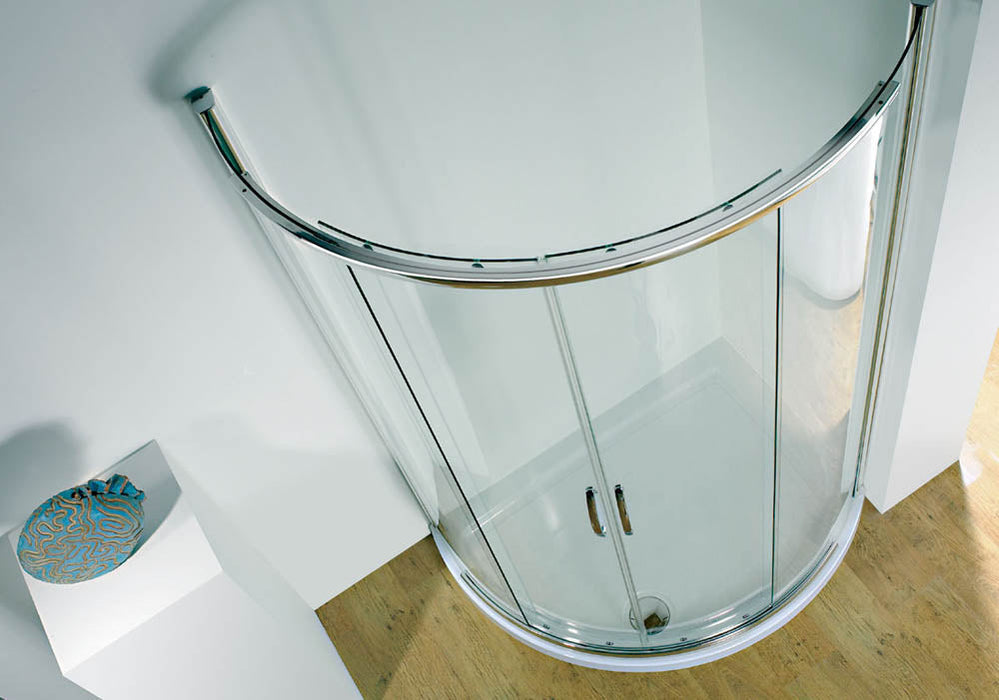 Kudos Concept Offset Curved Shower Tray - Unbeatable Bathrooms