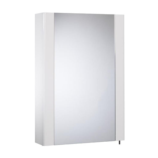 Tavistock Detail Gloss White Single Mirror Door Cabinet - Unbeatable Bathrooms