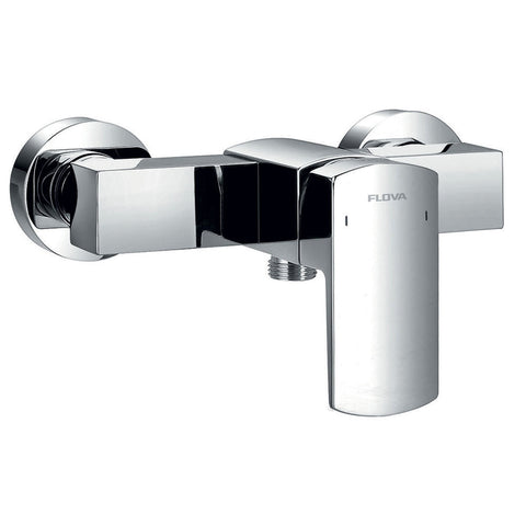 Flova Dekka Wall Mounted Bath and Shower Mixer - Unbeatable Bathrooms