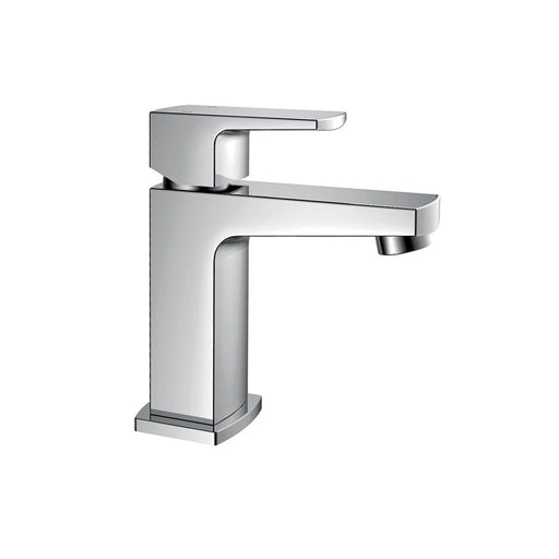 Flova Dekka 145mm Mono Basin Mixer with Slotted Clicker Waste Set - Unbeatable Bathrooms
