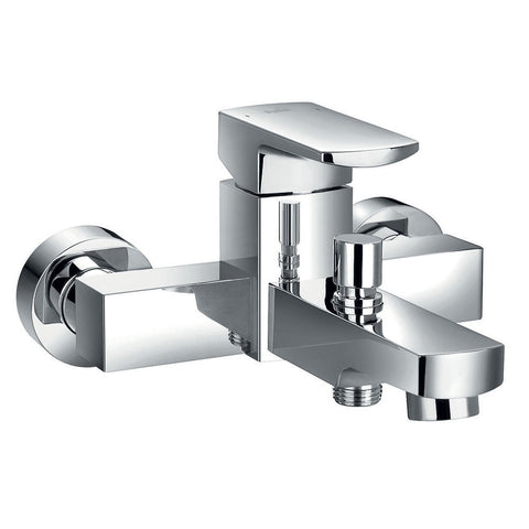 Flova Dekka Wall Mounted Bath and Shower Mixer (Excludes Kit) - Unbeatable Bathrooms