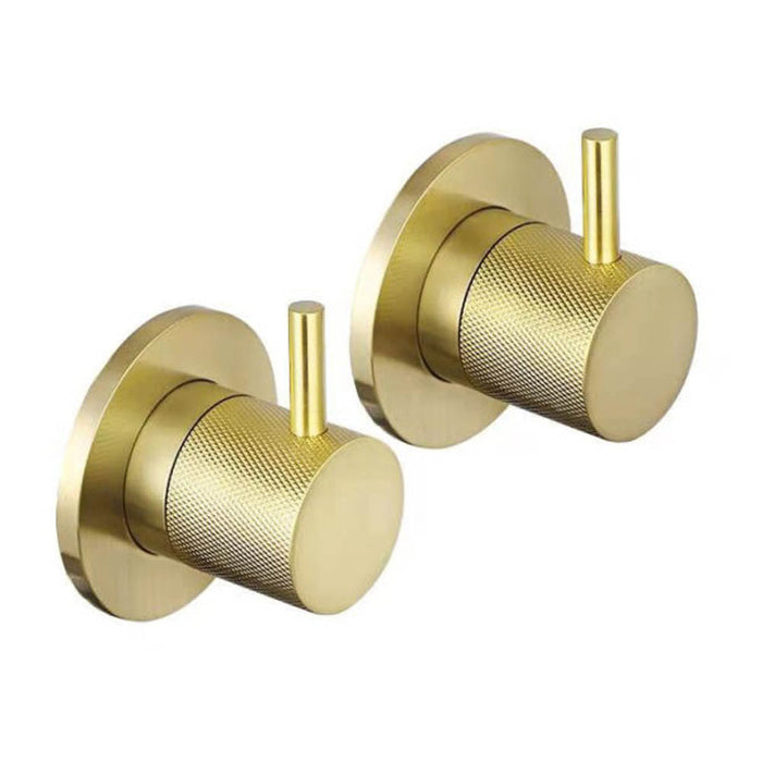 JTP VOS Wall Valves with Designer Handles (Pair) - Unbeatable Bathrooms