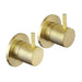JTP VOS Wall Valves with Designer Handles (Pair) - Unbeatable Bathrooms