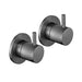 JTP VOS Wall Valves with Designer Handles (Pair) - Unbeatable Bathrooms
