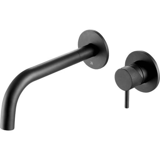 JTP VOS Single Lever Wall Mounted Basin Mixer with Spout 250mm - Designer Handle. - Unbeatable Bathrooms