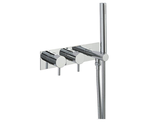 JTP Florence Thermostatic Concealed 1 Outlet with Attached Handset - Unbeatable Bathrooms