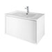 The White Space Distrikt 610/810mm Vanity Unit - Wall Hung 1 Drawer Unit - Unbeatable Bathrooms