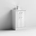 Nuie Deco 500mm Floor Standing 2-Door Vanity Unit & Basin (Various) - Unbeatable Bathrooms