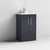 Nuie Deco 500mm Floor Standing 2-Door Vanity Unit & Basin (Various) - Unbeatable Bathrooms