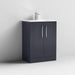 Nuie Deco 600mm Floor Standing 2-Door Vanity Unit & Basin (Various) - Unbeatable Bathrooms