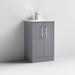 Nuie Deco 500mm Floor Standing 2-Door Vanity Unit & Basin (Various) - Unbeatable Bathrooms