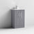 Nuie Deco 500mm Floor Standing 2-Door Vanity Unit & Basin (Various) - Unbeatable Bathrooms