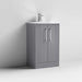 Nuie Deco 500mm Floor Standing 2-Door Vanity Unit & Basin (Various) - Unbeatable Bathrooms