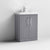 Nuie Deco 600mm Floor Standing 2-Door Vanity Unit & Basin (Various) - Unbeatable Bathrooms