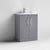 Nuie Deco 600mm Floor Standing 2-Door Vanity Unit & Basin (Various) - Unbeatable Bathrooms