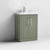 Nuie Deco 600mm Floor Standing 2-Door Vanity Unit & Basin (Various) - Unbeatable Bathrooms