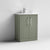 Nuie Deco 600mm Floor Standing 2-Door Vanity Unit & Basin (Various) - Unbeatable Bathrooms