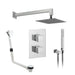 Vado DX 3 Outlet Thermostatic Shower Set - Square - Unbeatable Bathrooms