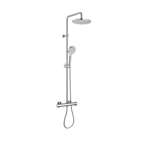 Flova Smart Exposed Thermostatic Shower Column with Easy-Fix Kit Included - Unbeatable Bathrooms