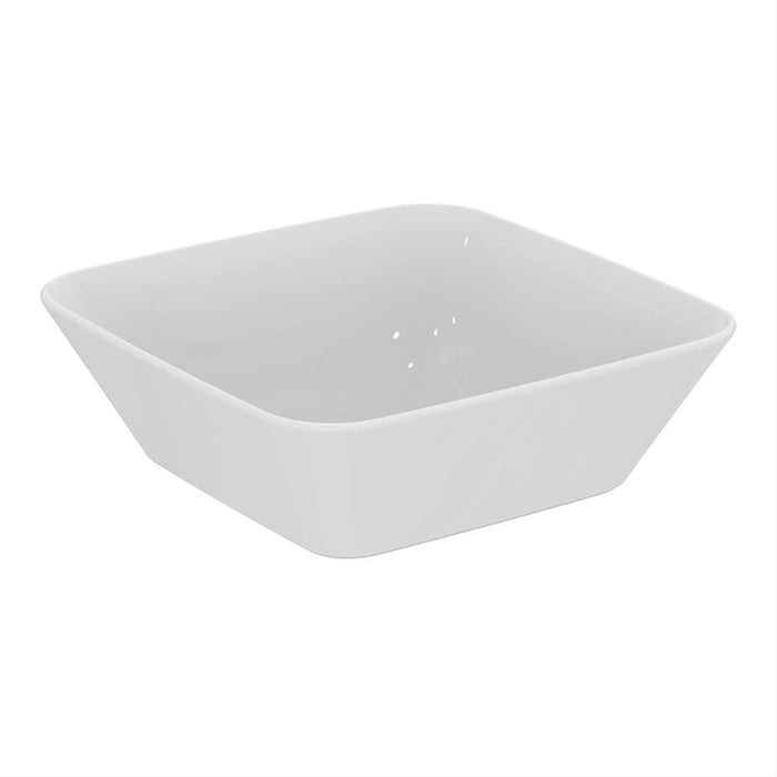 Ideal Standard Connect Air Cube Vessel Basin - No Tapholes - Unbeatable Bathrooms