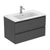 Sottini Rienza Vanity Units - Wall Hung 2 Drawer Unit (Various) - Unbeatable Bathrooms