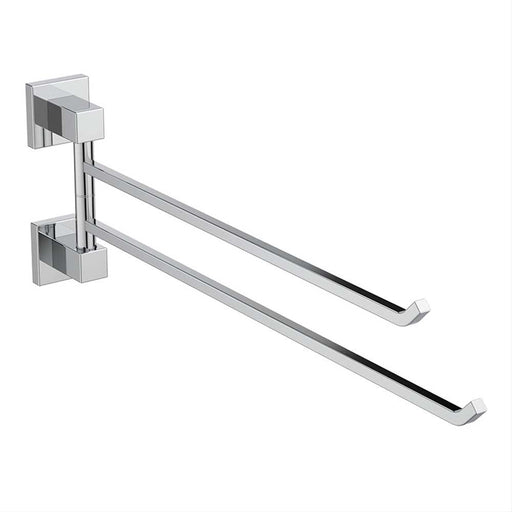 Ideal Standard IOM Square Double Towel Bar - Chrome - Unbeatable Bathrooms