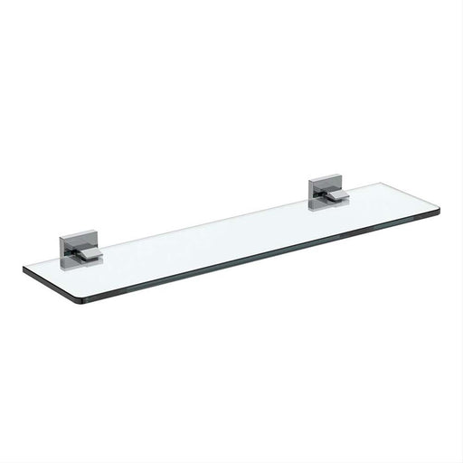 Ideal Standard IOM Square 50Cm Shelf - Frosted Glass/Chrome - Unbeatable Bathrooms